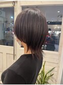 レディースショートウルフカット♪