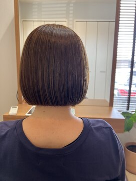 パーク(PERK) ミニボブ/ショート/ミルクティーベージュ/水素カラ-