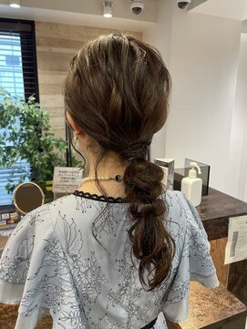 ヴァネッサ VANESSA 編みおろし 結婚式場アレンジ ミディアム