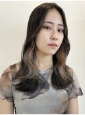 仕事や学校で隠せるバレないインナーグレージュ　表参道美容室