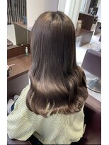 クテン(KUTEN) ブリーチなしWカラー×透明感グレーベージュ 透け感カラー