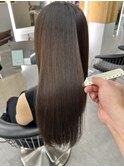 髪質改善サラサラプレミアム大人ガーリー韓国ロングAライン