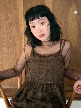 テテ ニコ(tete nico) 【大前晴奈】地毛風カラー/オン眉ロブ