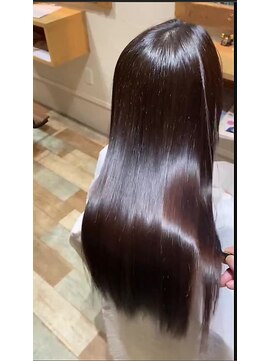 ニコ ヘアリラクゼーション(Nico hair relaxation) 大人可愛い透明感立体感アッシュブラウン×エアストレート