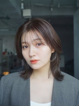 キユ(qiyu) シースルバング後れ毛大人ミディアムベージュ[広島/八丁堀]