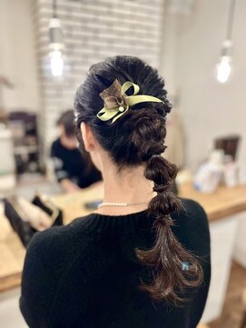 クッキー ヘアーアンドメイク(COOKIE Hair&Make) 【COOKIE】モコモコ☆ポニテ