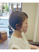 ゴエン(goen hair lounge) オン眉ショート