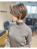 ネオリーブ モカ 川崎チネチッタ店(Neolive mocca)&nbsp;20代30代40代50代   大人 ショートボブ チェリーブラウン 川崎
