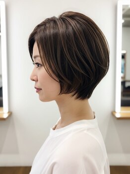いろ髪 新小岩店の写真/新小岩&小岩エリア口コミ4000件の実績*白髪を活かしたグレイカラー"部分染め¥1990根元染め¥2980"[新小岩駅]