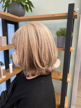 ジーナ 船橋(Zina) 髪質改善＊マチルダボブアッシュカラー＊美髪【Zina船橋】