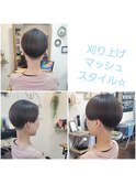 刈り上げマッシュ