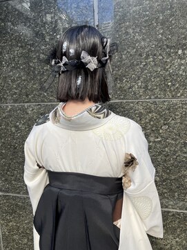 リムネ(RIMUNE) 卒業式ボブヘアアレンジ