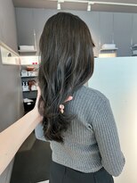 ヘアーエスクールシーユー 枚方T-SITE店(hair S.COEUR×Cu) オリーブグレージュ／赤み消しカラー/大阪美容室/枚方美容室