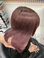 ラピス 渋谷本店(Lapis) チェリーピンク/ホワイトグレージュ/ミニウルフ