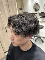 アース 三軒茶屋店(HAIR&MAKE EARTH) 三軒茶屋_ミディアム_メンズ_ツイストパーマ_ボリューム_無造作