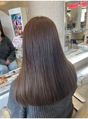 赤みを抑え柔らかさと上品さがでるブラウン系カラー