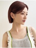 cote ボブ　平行ボブ　切りっぱなしボブ　ミニボブ