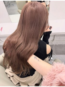 ベレーザ 渋谷神南(Beleza) 14599ブリーチ&ダブルカラーオリーブミルクティーベージュ