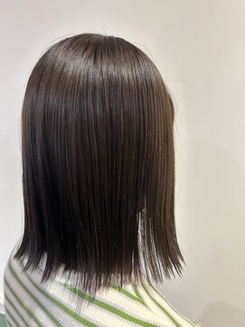 ソイルアヴェダ(Soil AVEDA) AVEDA艶カラー×ぷつっとボブ