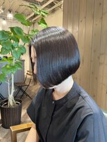 ソエル(Soell)&nbsp;三宮美容室 髪質改善 縮毛矯正 酸性ストレート ショートボブ