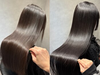 アクロマティック(Achromatic)の写真/こだわりのトリートメントで髪質改善♪あなたに合わせた施術で髪の芯から潤い、艶やかな美髪へ。