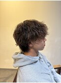 シャドウパーマ　ホワイトメッシュ　縮毛矯正　八王子　八王子駅