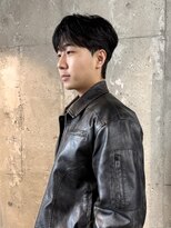 オルカ(ORCA)&nbsp;ダウンパーマ　センターパート　マッシュ　韓国　南川聖華