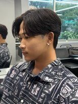 エルマーク 松山(L-MARK) センターパート/ニュアンスパーマ/ダウンパーマ/men's