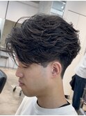 王道人気フェザーパーマのショートスタイル◎