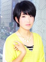 【ヘアジュレドゥ 松田】 黒髪女子マッシュショート