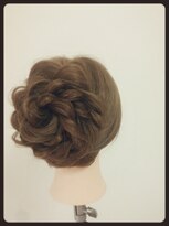 ヘアセット専門店 ナゴミ 池袋店(nagomi)&nbsp;編み込みお花アレンジスタイル