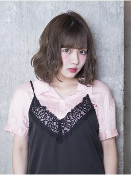 サロンドミルク 原宿(salon de MiLK) 【salon de MiLK 原宿】アッシュ×外ハネMix