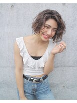 レイドバック(LAID BACK)&nbsp;【代官山LAIDBACK】無造作モード前下がりボブ★グレージュ