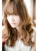 オハナ(ohana)&nbsp;【ohana/表参道】くせ毛風大人かわいいグレージュワイドバング