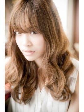 オハナ(ohana) 【ohana/表参道】くせ毛風大人かわいいグレージュワイドバング