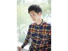 【男性限定】カット+フルカラー　￥6800　土日祝+1100円
