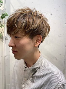 エル(EL by green) メンズマッシュXハイライト3Dカラー