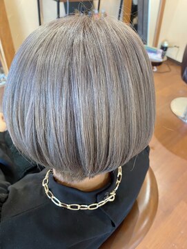 ヘア ロビー(hair Lobby) ショートグレー