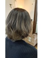 ヘアデザイン ヴォワール(hair & design voir) ボブバレイヤージュ×おすぎ