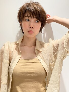 マイラ 銀座(myla) ３Dレイヤーキャラメルベージュステップボーンカット【Yamaki】