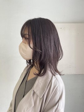 キャンバス バイ ネオリーブ 横浜西口(Canvas by neo.) くびれレイヤー ミディアム パープル 【miku】