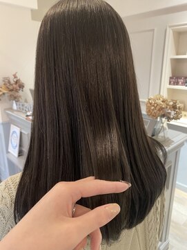 フレーム へアアンドトリートメント 天王寺北口店(FRAME) 赤味撲滅！艶髪マットグレージュ