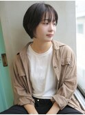 天神【BIRTH】愛され大人ショートボブ×オリーブアッシュ