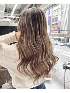 ジーナ 難波(Zina) 髪質改善＊ベージュバイヤレージュ＊美髪【Zina 難波】