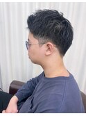 《GRANDLINE友田千栄》ツーブロアップバングスタイル