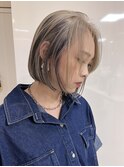 【2ブリーチ】ベージュブロンド×ローライト