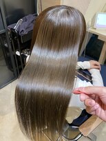 エクラート リラ 立川店(ECLART lilas.) ライトブラウンロングヘアスタイル【半個室/マンツーマン施術】