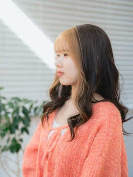 ヘアデザイン ステラ(hair design sTella) ☆オレンジベージュのフェイスフレーミングカラー☆