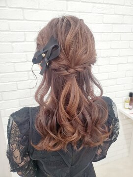 セット バイ エムビューティー(Set by M.beauty) ハーフアップ☆ヘアセット/ヘアメイク/渋谷/表参道/外苑前/東京