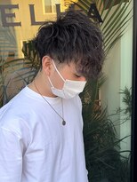 ヘリム(HELIM)&nbsp;10代20代韓流★ツイストパーマショートマッシュアッシュブラウン